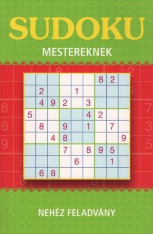 Sudoku mestereknek - Nehéz feladvány (piros)