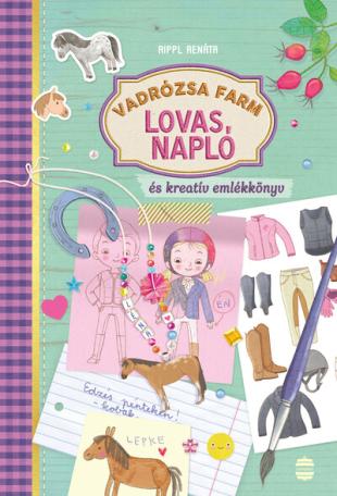 Lovas napló és kreatív emlékkönyv - Vadrózsa farm