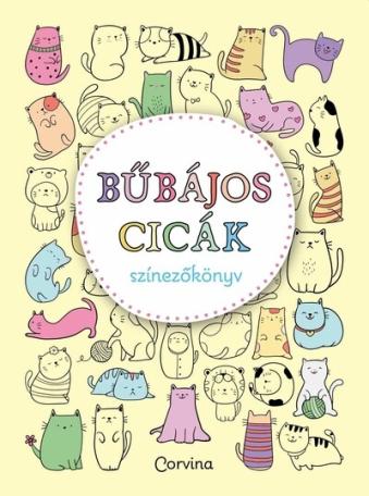 Bűbájos cicák – Színezőkönyv