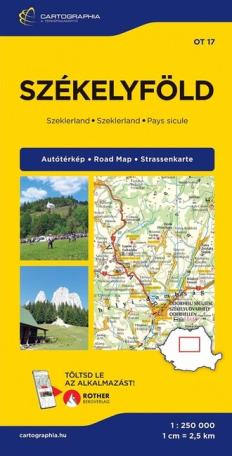 Székelyföld térkép (1:250 000)(új kiadás) Székelyföld térkép (1:250 000)(új kiadás)
