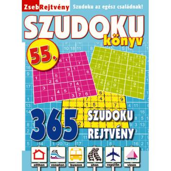 ZsebRejtvény Szudoku könyv 55.