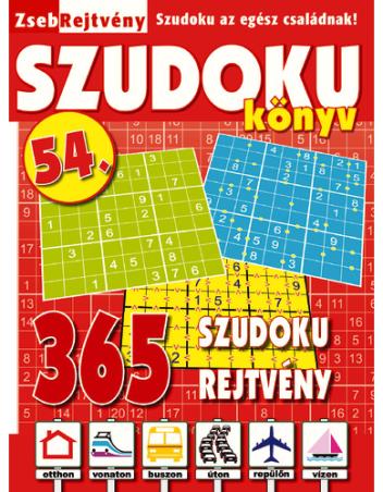 ZsebRejtvény SZUDOKU Könyv 54